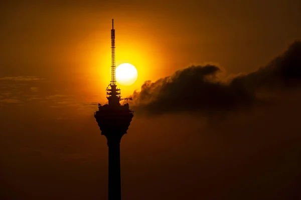 Kuala Lumpur Malaysia 12Th Jan 2020 Kuala Lumpur Tower Uma — Fotografia de Stock