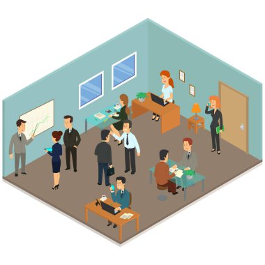 Ofis iş adamları iş.