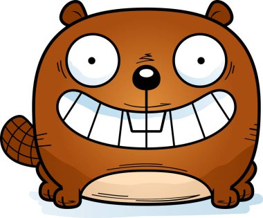 Mutlu görünüyordu bir kunduz çizgi film gösterimi.