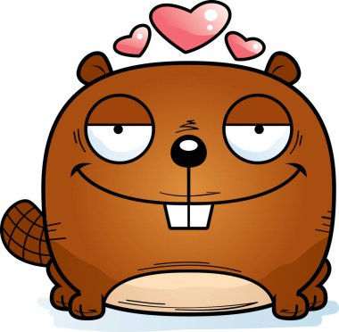 Aşık bir kunduz çizgi film gösterimi.