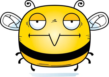 Sıkılmış arıyorsunuz bir arı çizgi film gösterimi.