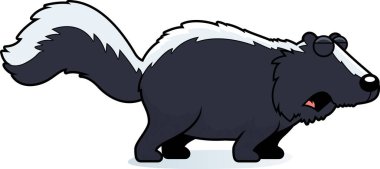 İnleyen bir kokarca çizgi film gösterimi.