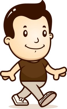 Bir çocuğun çizgi film gösterimi.