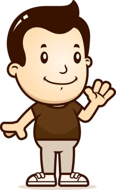 Sallayarak bir çocuk çizgi film gösterimi.