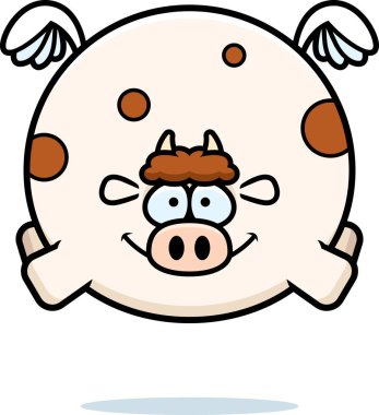 Uçan inek çizgi film gösterimi.