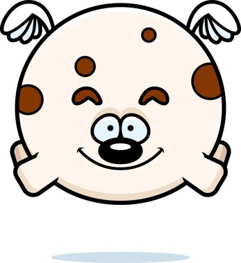 Uçan bir köpek çizgi film gösterimi.