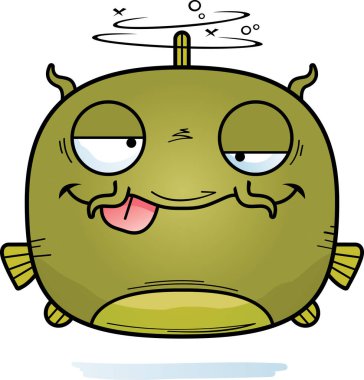 Sarhoş arıyorsunuz bir yayın balığı çizgi film gösterimi.