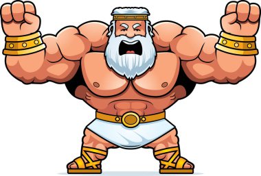Zeus öfkeli seyir çizgi film gösterimi.
