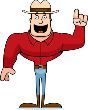 Bir fikir bir çizgi film kovboy.