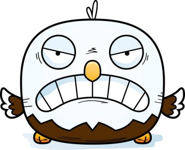 Kel kartal öfkeli seyir çizgi film gösterimi.