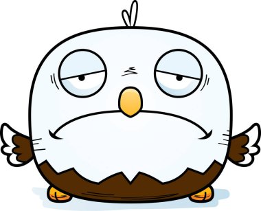 Kel kartal üzülmüş çizgi film gösterimi.