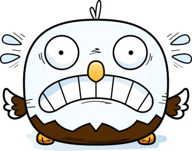 Kel kartal korkmuş seyir çizgi film gösterimi.