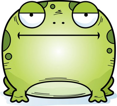 Sıkılmış arıyorsunuz bir kurbağa çizgi film gösterimi.