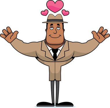 Bir çizgi film Dedektif sarıl bana hazır.