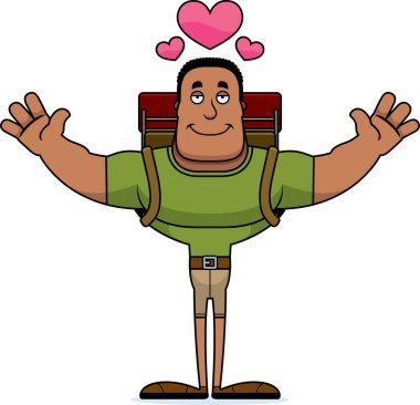 Bir çizgi film uzun yürüyüşe çıkan kimse sarıl bana hazır.