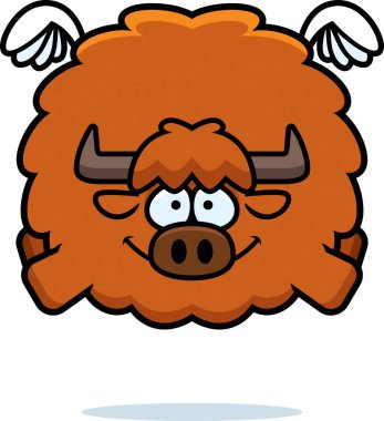 Uçan Tibet sığırı çizgi film gösterimi.