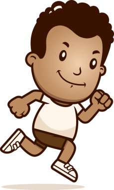 Çalışan bir çocuk çizgi film gösterimi.