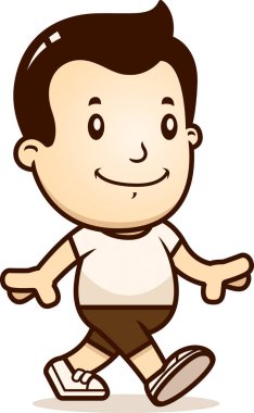 Bir çocuğun çizgi film gösterimi.