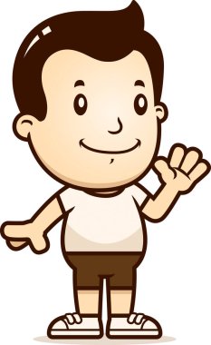 Sallayarak bir çocuk çizgi film gösterimi.