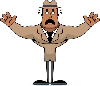 Bir çizgi film dedektif arıyor korkuttu.