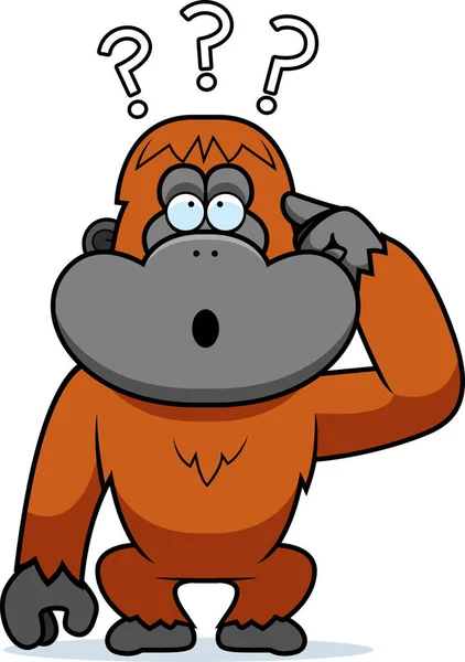 Une Illustration Dessin Animé D'un Stupide Orang Outan image vectorielle  par cthoman © Illustration #209782926