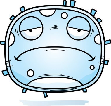 Bir beyaz kan hücresi üzülmüş çizgi film gösterimi.