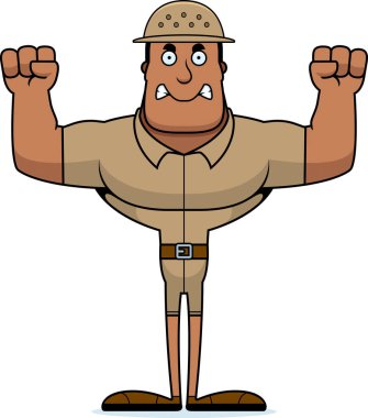 Kızgın arıyorsunuz bir karikatür hayvan bekçisi.