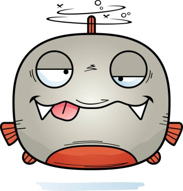 Sarhoş arıyorsunuz bir piranha çizgi film gösterimi.