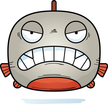 Kızgın arıyorsunuz bir piranha çizgi film gösterimi.