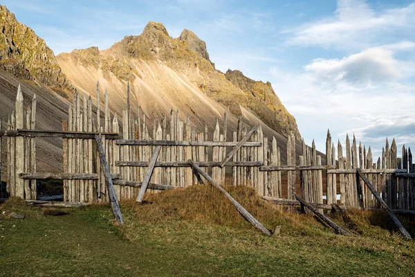 Деревня викингов Стокеннес, Исландия — стоковое фото
