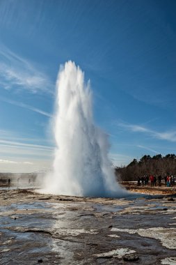 İzlanda'daki geysir