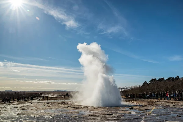 Geysir na Islândia — Fotografia de Stock