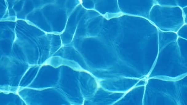 Optimistic Swimming Pool Backdrop Sparkling Playing Waters Slo Amazing View — Stock Video