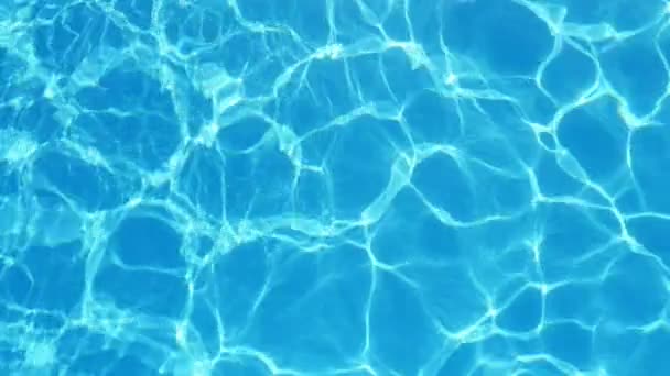 Celeste Yüzme Havuzu Arka Plan Şeffaf Dalgaları Ile Sanatsal Havuzunun — Stok video