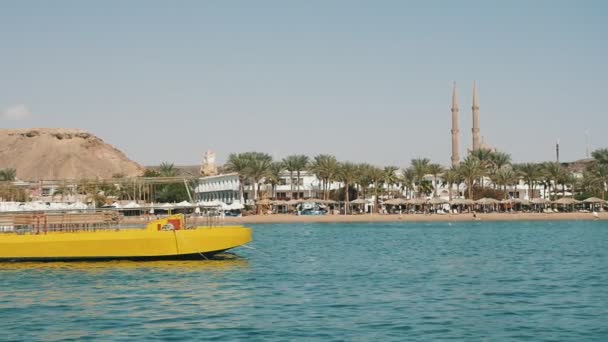 Sharm Sheikh Ägypten Oktober 2018 Beeindruckender Blick Auf Ein Langes — Stockvideo