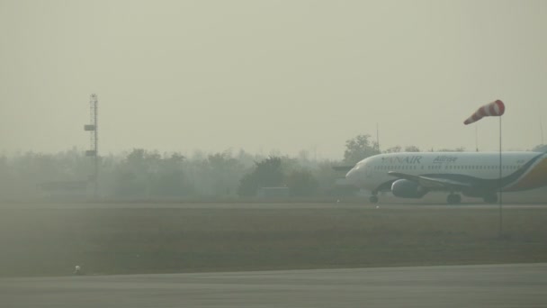 Kiev Ucrania Junio 2018 Maravillosa Vista Del Avión Pasajeros Avanzado — Vídeos de Stock