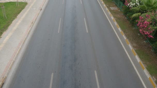 Alanya Türkei Juni 2019 Erstaunlicher Blick Auf Eine Helle Straße — Stockvideo