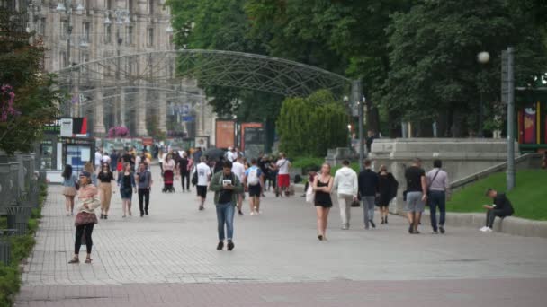 Kiev Ucrania Junio 2020 Día Ordinario Para Los Residentes Ciudad — Vídeo de stock