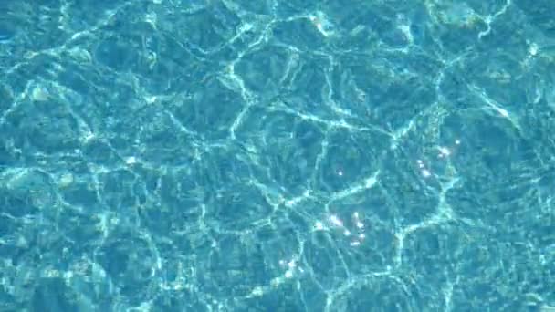 Onde Artistiche Che Salgono Scendono Una Piscina Bambini Nella Giornata — Video Stock