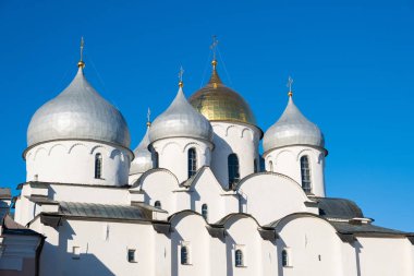 Veliky Novgorod Kremlin'de Ayasofya Katedrali (1045-1050), Rusya