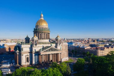 St. Petersburg'da. Aziz Isaac Katedrali. Petersburg Müzeleri
