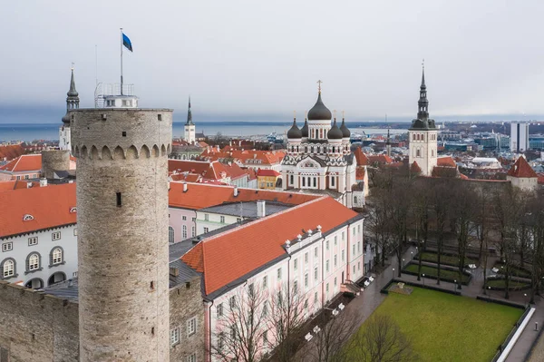 Pikk Hermann Riigikogu Zgromadzenie Narodowe Toompea Tallin Estonia — Zdjęcie stockowe