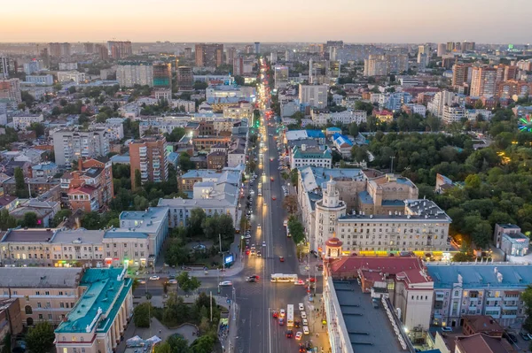 Rostov Don Russie Septembre 2020 Carrefour Central Des Rues Rostov — Photo