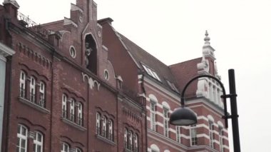 Gdansk, Polonya-13 Kasım 2018: Gdansk, Polonya eski kent uzun Lane Insanlar. 