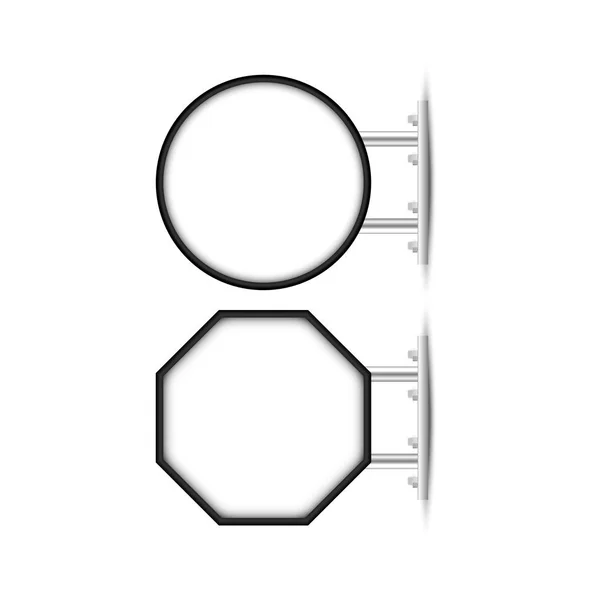 Letrero Para Marca Tienda Letrero Techo — Archivo Imágenes Vectoriales