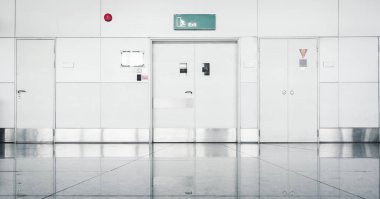 Menkul Kıymetler kapı çelik ve yangın koruma sistemi Airport terminal.