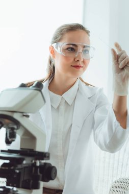 Laboratuvar oda., bilim, kimya, teknoloji, Biyoloji araştırma bilim adamı