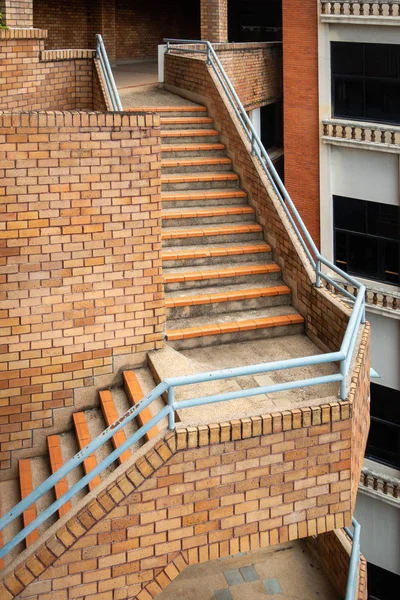 Лестница Кирпич Декоративный Внешняя Архитектура — стоковое фото