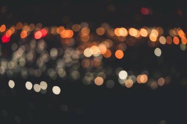 Bulanık soyut cityscape arka plan., gece şehir ışıkları.