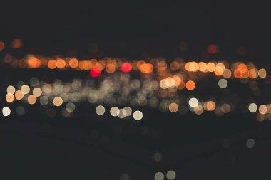Bulanık soyut cityscape arka plan., gece şehir ışıkları.